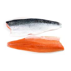 Salmon Atlantic, fillet, skin on, trim D, ~2.2-3.0kg, chilled, PPAC