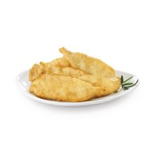 Blue whiting fillet, egg-battered, 40-50g, frozen, IQF, 6*1kg, Spain