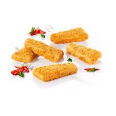 Hake fillet portions, breaded, pre-fried, MSC, 120g, frozen, 1*5kg, Royal Greenland