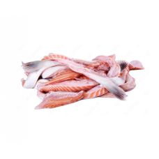 Salmon, cutted, belly parts, frozen, vac., 5kg, PPAC