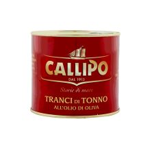 Tunzivs Dzeltenspuru, steiki, olīveļļā, 6*600g (s.s. 420g), Callipo