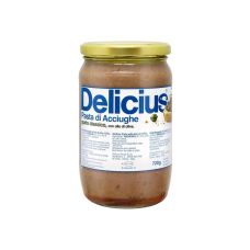 Anchovies paste with olive oil, in glass, 12*720g, Delicius