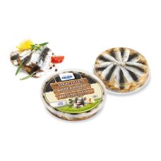 Sprat fillet, with spices, in oil, 12*500g (n.w. 400g)