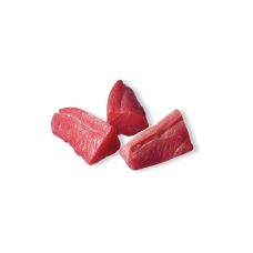 Tuna loins, red color, skin off, 2-7kg, frozen, IQF, 1*25kg (n.w. 23.75kg)