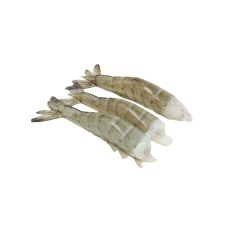 Shrimps tails, shell on, easy peeled, 21/25, Vannamei, frozen, 10*1kg (n.w. 800g), (P.Vannamei)