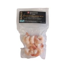 Shrimps, peeled, tail-on, cooked, ASC, 26/30, Vannamei, frozen, vac., 20*(n.w. 120g), (P.Vannamei), RSeafood Gold, PPAC