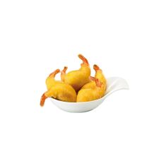 Prawns tail-on, breaded, 70/90, Vannamei, frozen, IQF, 2*1kg (~60gab*~16g)