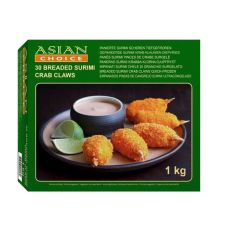 Crab Claws imitation breaded, frozen, 10*1kg