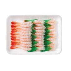 Shrimps Ama Ebi premium, peeled tail on, 7.4-8cm, 30*3.5g,  frozen, 20*100g