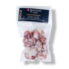 Squid tentacle, sliced, cooked, frozen, vac., 20*(n.w. 160g), RSeafood Gold