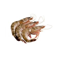 Prawns whole, 6/8, Black Tiger, defrosted, 1*2kg, (P.Monodon), Madagascar