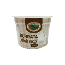 Cheese Burrata from buffalo milk, fat 52%, 8*125g, La Contadina