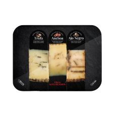 Juustu assortii lambapiimast (Trufado, Anchoa, Ajo Negro), 10*3*100g, Vega Sotuelamos