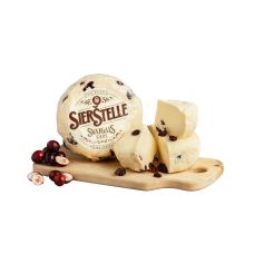 Sūris SierŠtelle su spanguolėmis, rieb. 66.7%, 310g, Malevs