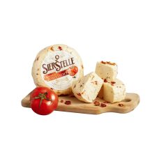 Sūris SierŠtelle su su saulėje džiovintais pomidorais, rieb. 66.7%, 310g, Malevs