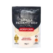 Juust Grana Padano, riivitud, rasva 32%, hoitud min. 9kuud, 20*100g, Agriform