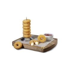 Snack cheese Gouda rings, breaded, frozen, 3*1kg