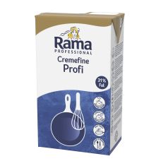 Сливки растительные, жирн. 31%, 8*1л, Rama Profi