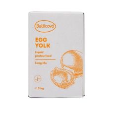 Liquid egg yolk, chilled, 1*5kg, Balticovo