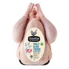 Cālis, vesels, FREE RANGE, atdz., 4*~1.37kg, Cocotte