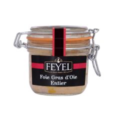 Whole Goose Foie Gras, in glass, 6*180g, F. Feyel