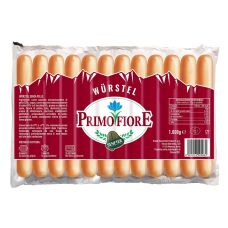 Sausages Primofiore, cooked, vac., 7*1kg, Senfter