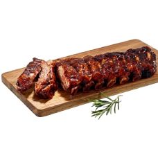 Pork ribs, slow cooked, in BBQ sauce, frozen, 12*500g, R-Classic