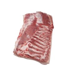 Pork belly, boneless, rind on, frozen, IWP, 1*~15-25kg (4*~6.25kg), Poland