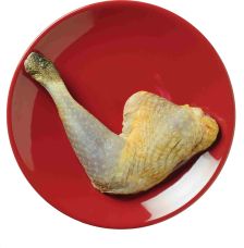 Guinea fowl legs, oyster cut, chilled, vac., 4*(6*~200g), P`TIT DUC