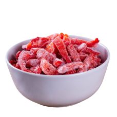 Red pepper, strips,  frozen, IQF, 4*2.5kg