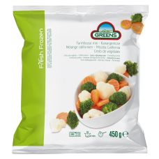 Vegetable mix Farmer-mix, frozen, IQF, 15*450g, Greens