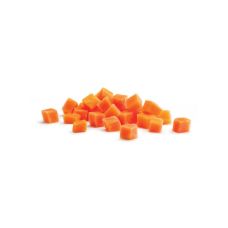 Carrots, diced, 10x10mm, frozen, IQF, 1*10kg