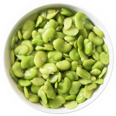 Beans broad, peeled, frozen, IQF, 10*1kg, Greens