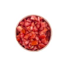 Tomatoes, diced, 10x10mm, frozen, IQF, 4*2.5kg