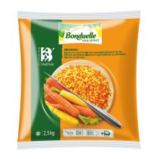 Carrot Brunoise, frozen, IQF, 4*2.5kg, Bonduelle