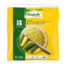 Zucchini Brunoise, frozen, IQF, 4*2.5kg, Bonduelle