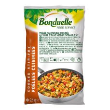 Vegetable mix Ratatouille, frozen, IQF, 4*2.5kg, Bonduelle