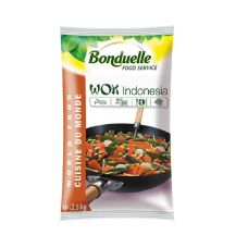 Vegetable mix Wok Indonesia, frozen, IQF, 4*2.5kg, Bonduelle