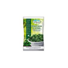 Spinach leaves, portion, frozen., IQF, 4*2.5g