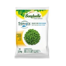 Peas green Service, frozen, IQF, 4*2.5kg, Bonduelle