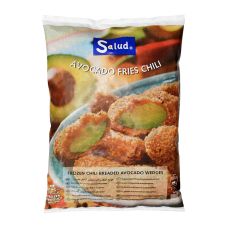 Avocado slices, chili breaded, frozen, 6*1kg (~34pcs*24-37g)