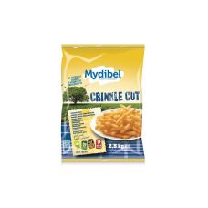 Potatoes French fries Crincle cut, 12x12mm, frozen, 4*2.5kg, Mydibel