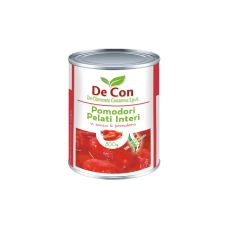 Tomatoes, peeled, in brine, 12*800g (d.w. 480g)