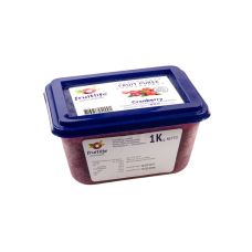 Puree cranberry, with sugar, frozen, 6*1kg, Fruitlife