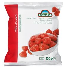 Strawberries, IQF, 15*450g, Greens