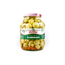 Sēnes šampinjoni, marinētas, 6*1.65kg (s.s. 1kg)