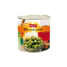 Olives green whole, saltwater, 80/110, 3*2.6kg (d.w. 1.6kg), Menu