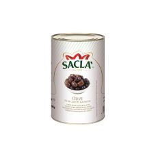 Olives black whole, Kalamata, saltwater, 180/200, 3*4.25kg (d.w. 2.5kg), Sacla