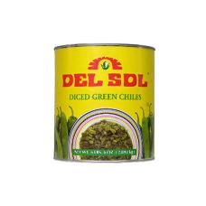 Diced Green Chiles, 6*2.8kg