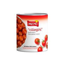 Tomatoes, canned, Ciliegini (Cherry), 12*800г (с.в. 480г), Menu